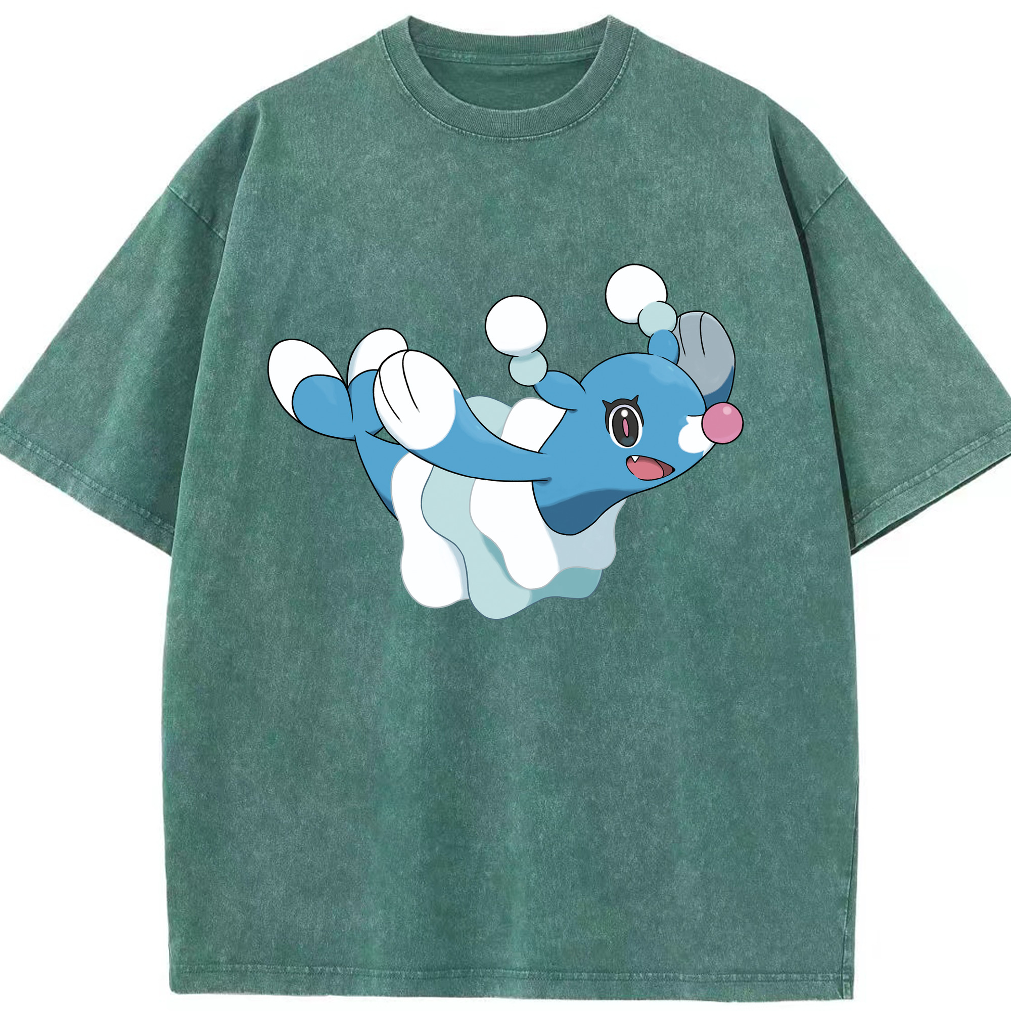 （画像用） ポケットモンスター Pokémon 綿100% ヴィンテージ風 半袖Tシャツ（フロントプリント）
